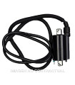 Bobina 12V - CC - 4,5 OHM - 2 Fastons - con cable 110 cm