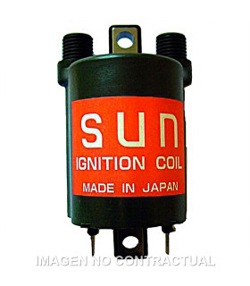 Bobina Japonesa TEC MP10 12V - 2,2 OHM - CC Doble Encendido - 2 Fastons