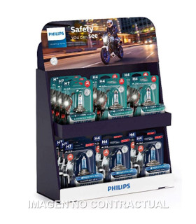 Expositor Philips X-Treme Vision + Crystal Vision