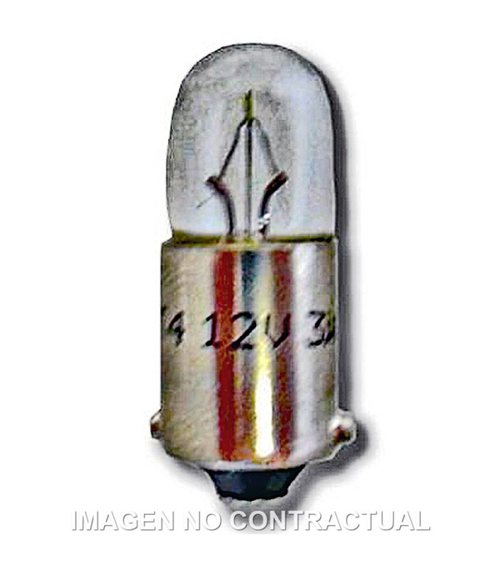 Lámpara Hert posición/tablero Tubular control 6V 4W