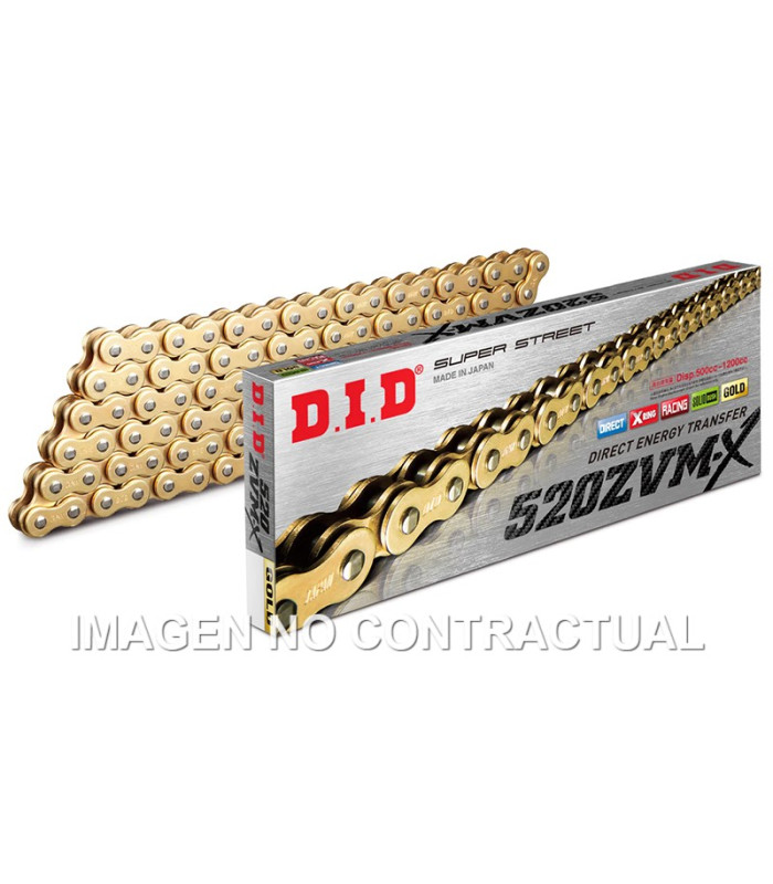 Cadena DID 520 ZVM-X (G&G) x 104 R