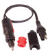 Conector cargador Optimate toma de mechero (macho) O02