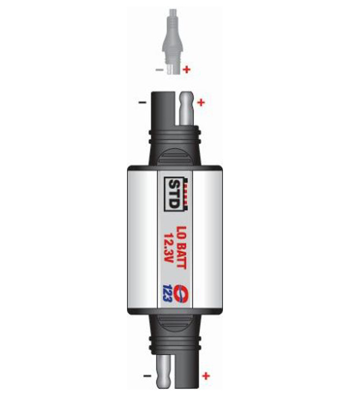 Avisador LED estado carga Baterías standard 0123