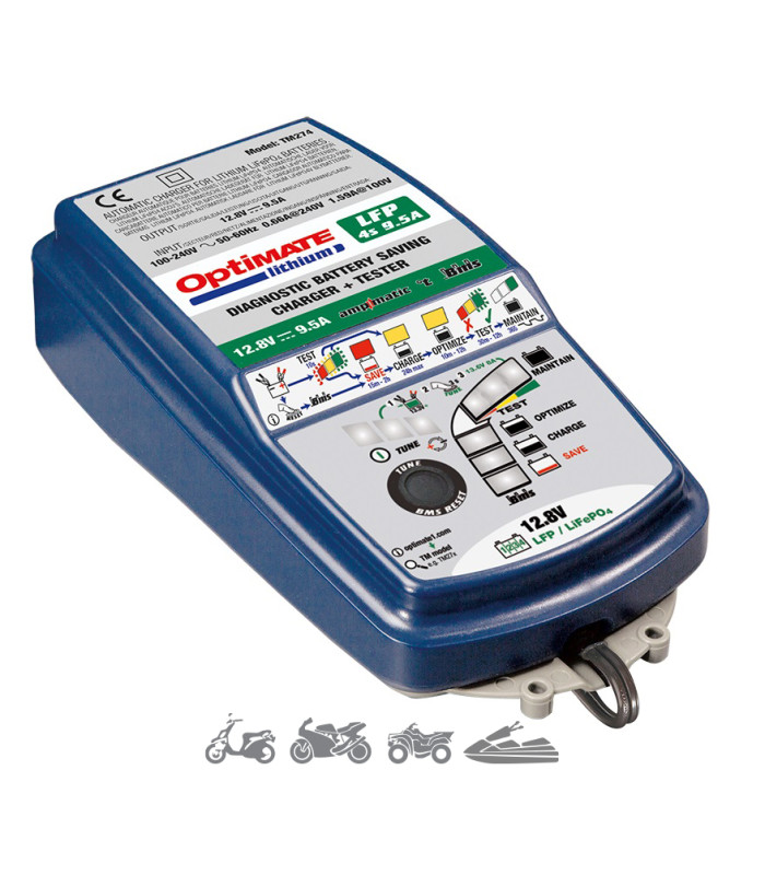 Cargador de baterías Optimate Lithium 9.5 TM-274