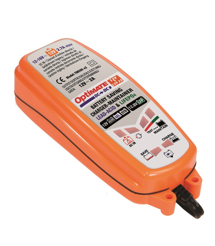 Cargador/Mantenedor de baterías Optimate DC-DC TM-500