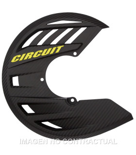 Protector Disco Circuit Carbon-Amarillo