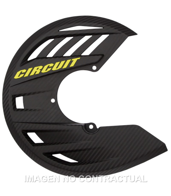 Protector Disco Circuit Carbon-Amarillo