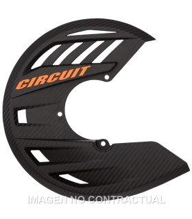 Protector Disco Circuit Carbon-Naranja