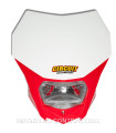 Portafaro Circuit Circuit Bagus Blanco-Rojo Honda Led