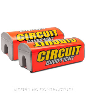 Protector Manillar Circuit I-11 Rojo Fluor