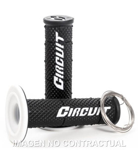 Puños Circuit V Negro / Blanco