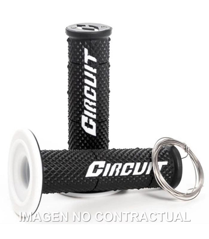 Puños Circuit V Negro / Blanco