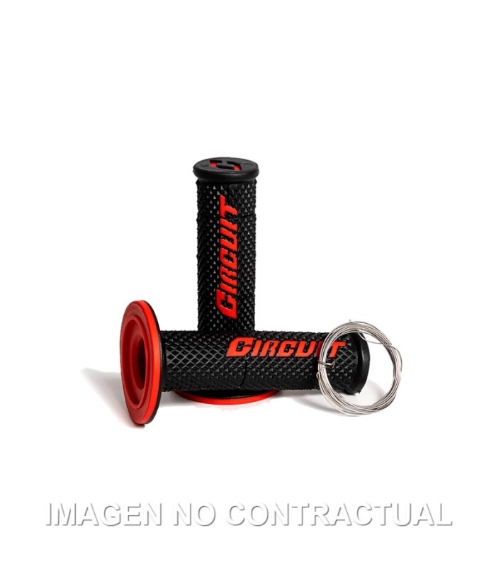 Puños Circuit V Negro / Rojo