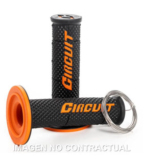 Puños Circuit V Negro / Naranja