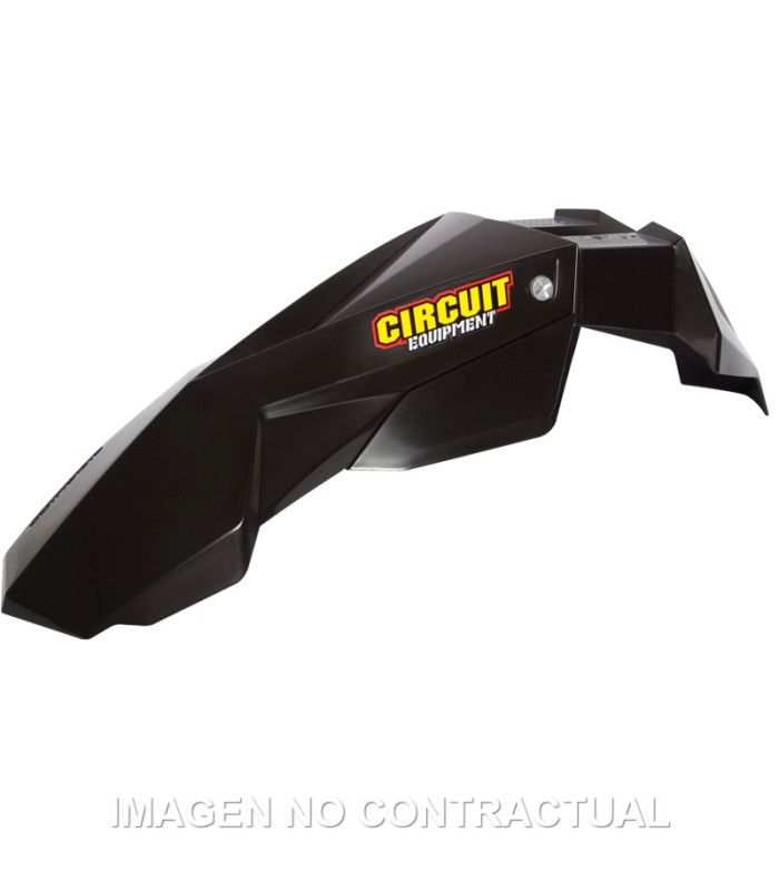 Guardabarros Delantero Circuit Stealth Negro
