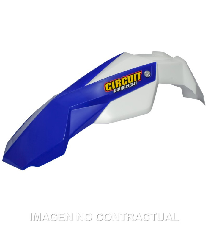Guardabarros Delantero Circuit Stealth Blanco/Azul