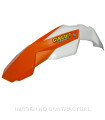Guardabarros Delantero Circuit Stealth Blanco/Naranja