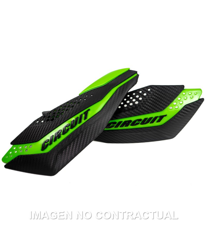 Paramanos Circuit Dakar Carbon-verde Con kit de montaje incluido