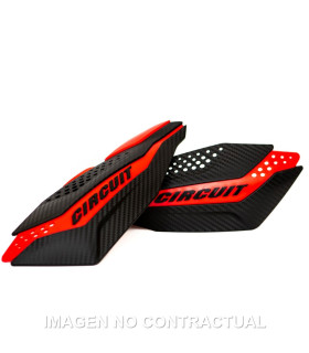 Paramanos Circuit Dakar Carbon-rojo Con kit de montaje incluido