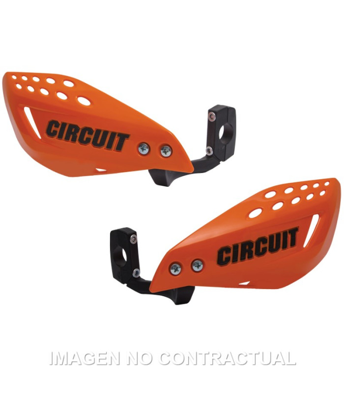 Paramanos Circuit Vector Naranja-Negro