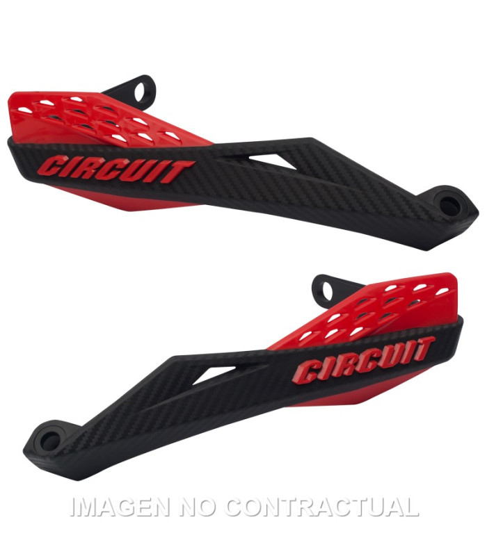 Paramanos Circuit Fenix Nylon Negro-Rojo
