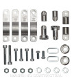 Kit montaje paramanos Circuit P4 para manillares de aluminio de D 22 mm