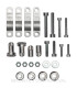 Kit montaje paramanos Circuit FENIX para manillares de aluminio de D 22 mm