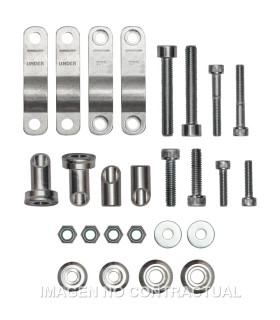 Kit montaje paramanos Circuit FENIX para manillares de aluminio de D 22 mm