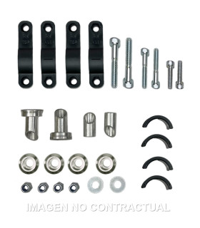 Kit montaje paramanos Circuit FENIX para manillares cónicos de D 28,6 mm