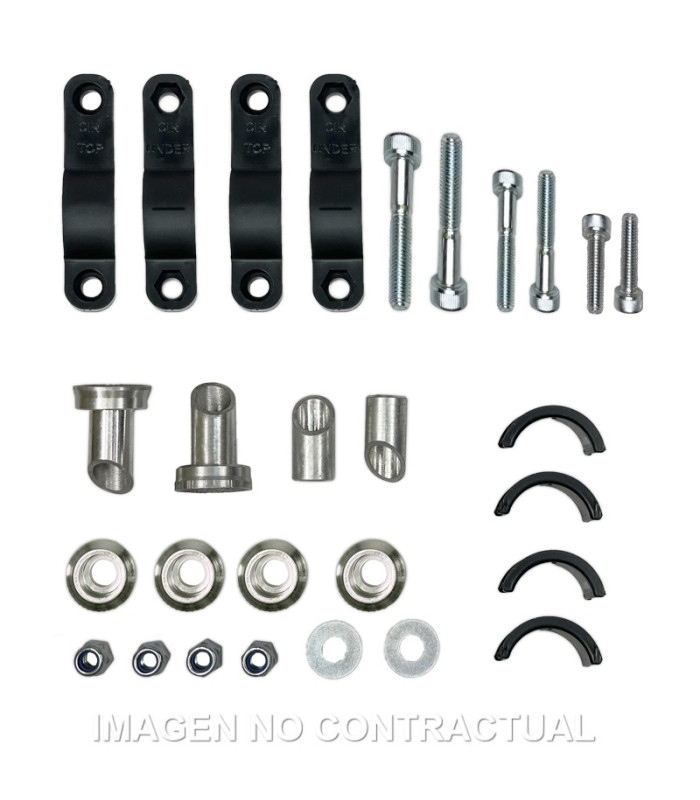 Kit montaje paramanos Circuit FENIX para manillares cónicos de D 28,6 mm