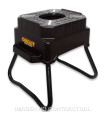 Caballete Circuit cubic H. 42 cm Negro/Blanco