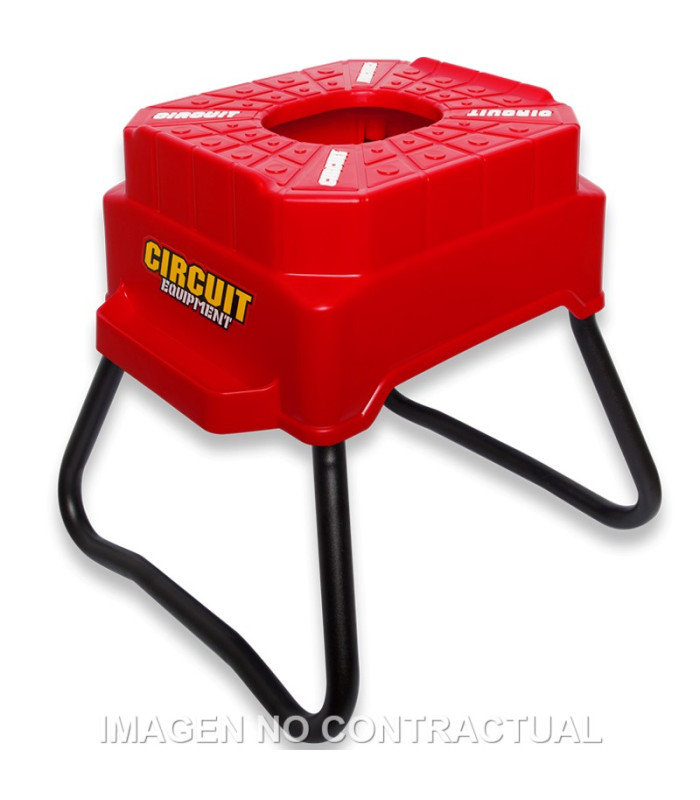 Caballete Circuit cubic H. 42 cm Rojo/Blanco