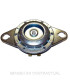 Claxon zincado blanco 12V - Ø 75 mm