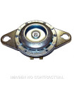 Claxon zincado blanco 12V - Ø 75 mm