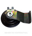 Claxon zincado blanco 12 - 3a/105-118db - Ø 70 mm