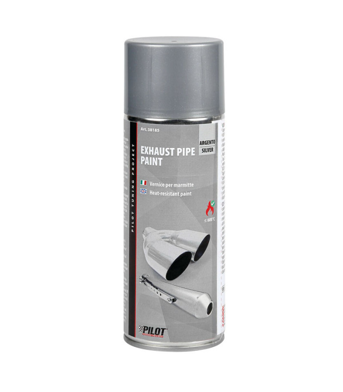PINTURA EN SPRAY PARA SILENCIADORES LAMPA 400 ML PLATA