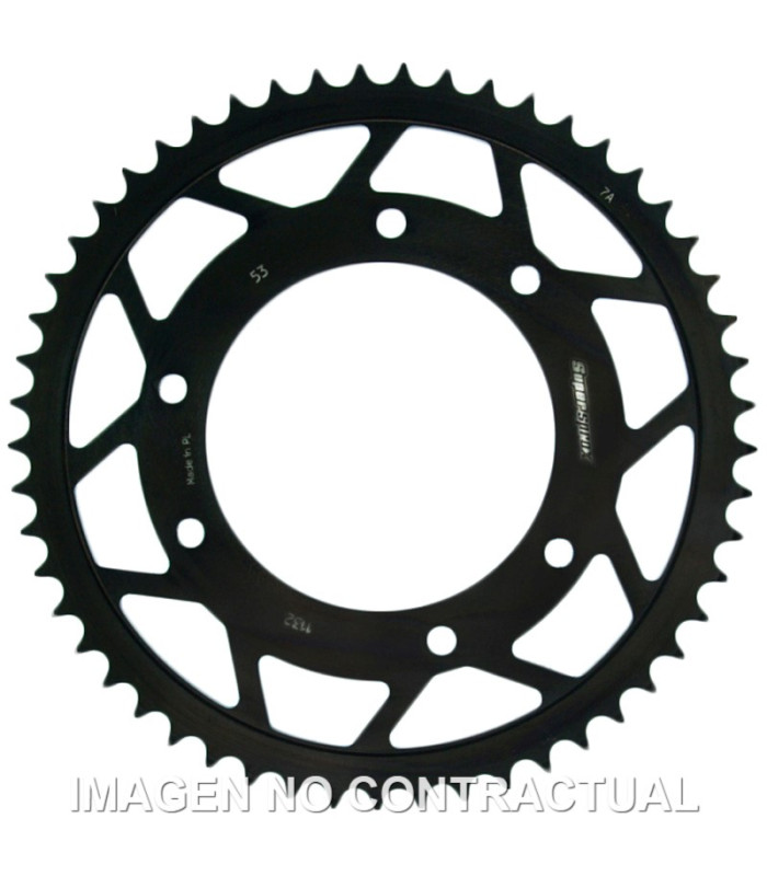 Corona Supersprox acero Derbi 420 x 53