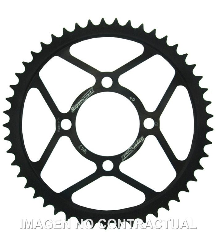 Corona Supersprox acero Yamaha 428 x 49