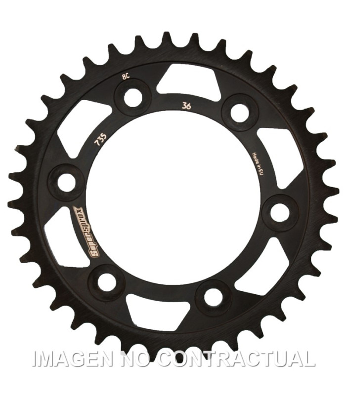 Corona Supersprox acero Ducati 520 x 36