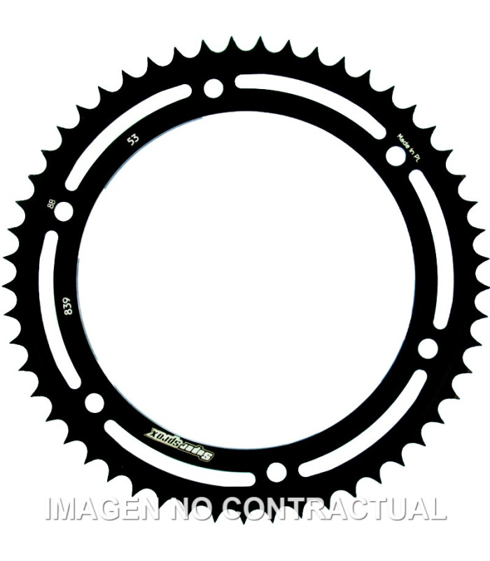 Corona Supersprox acero Yamaha 428 x 53