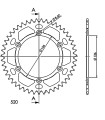 Corona Supersprox Aluminio Roja 47 D