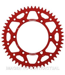 Corona Supersprox Aluminio Roja 52 D