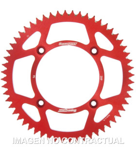 Corona Supersprox Aluminio Roja 56 D