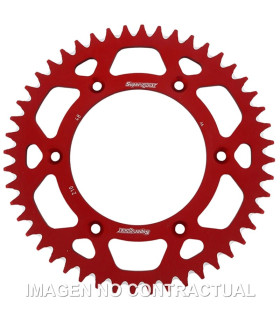 Corona Supersprox Aluminio Roja 47 D