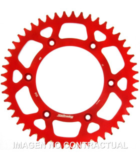 Corona Supersprox Aluminio Roja 49 D