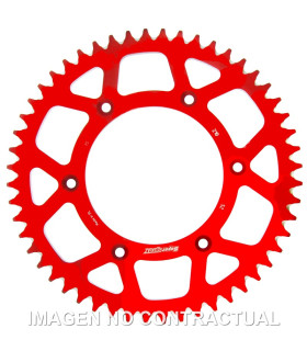 Corona Supersprox Aluminio Roja 52 D