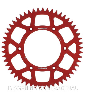 Corona Supersprox Aluminio Roja 53 D