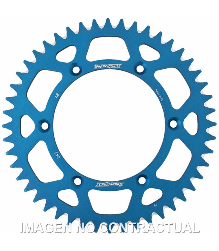 Corona Supersprox Aluminio Azul 48 D