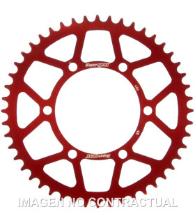 Corona Supersprox Aluminio Roja 45 D