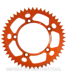 Corona Supersprox Aluminio Naranja 48 D